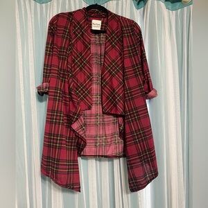 Plaid Cardigan